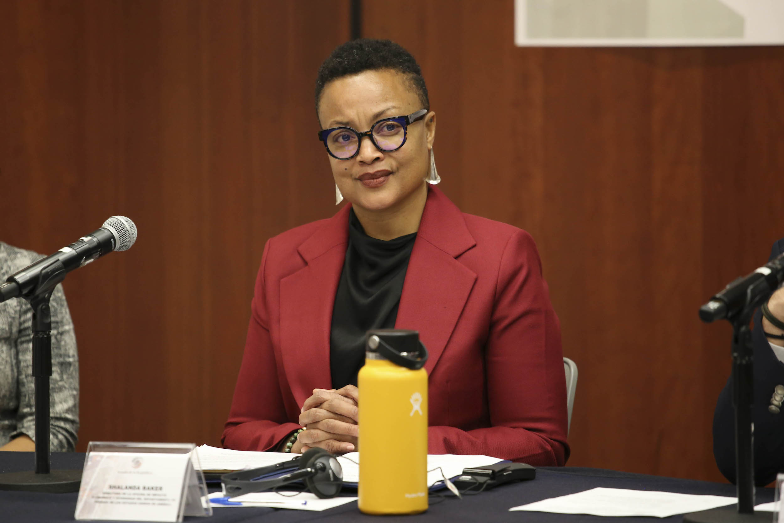 Reunion de Trabajo de la Comision de Medio Ambiente con Shalanda Baker-