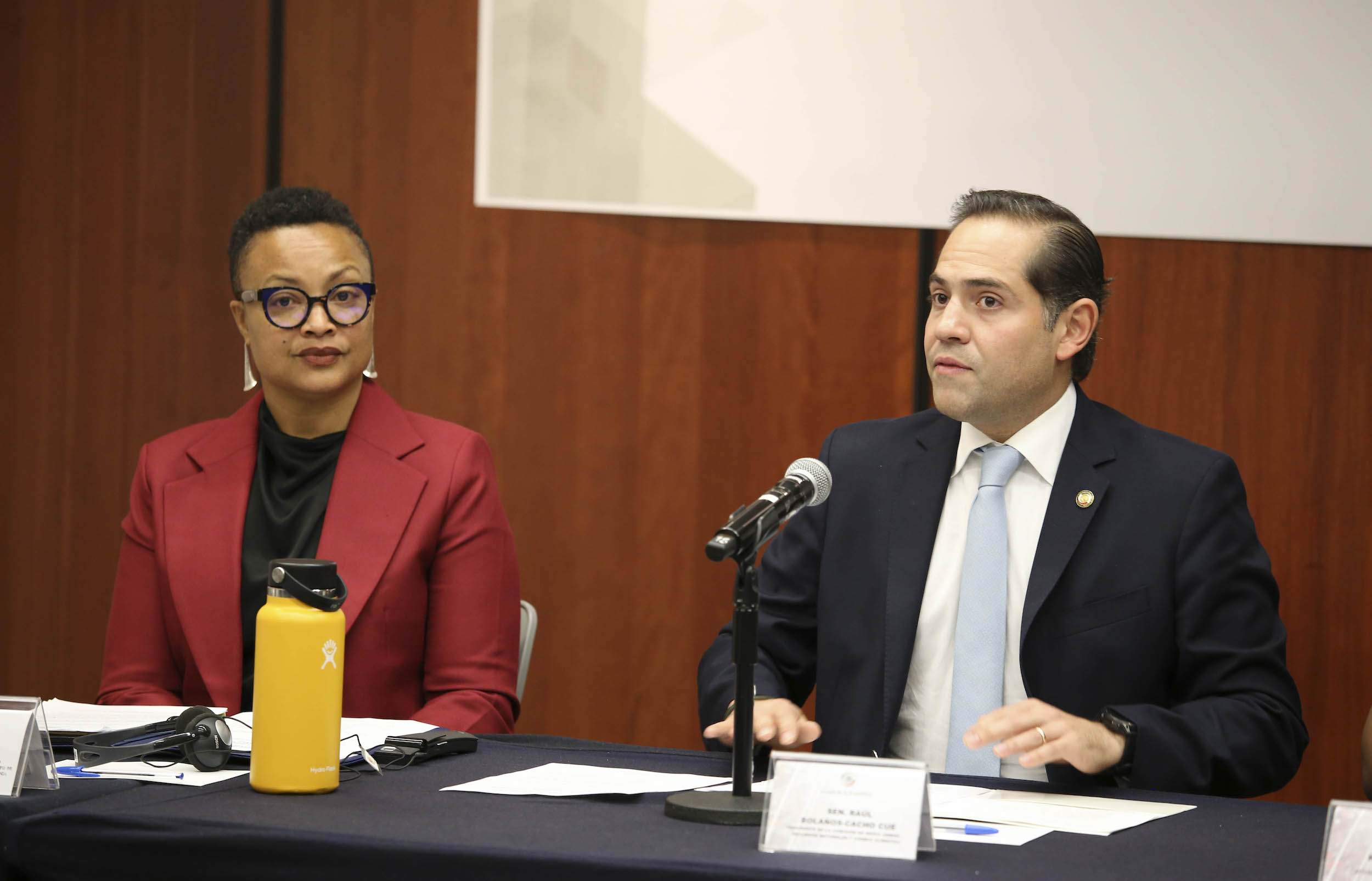 Reunion de Trabajo de la Comision de Medio Ambiente con Shalanda Baker-