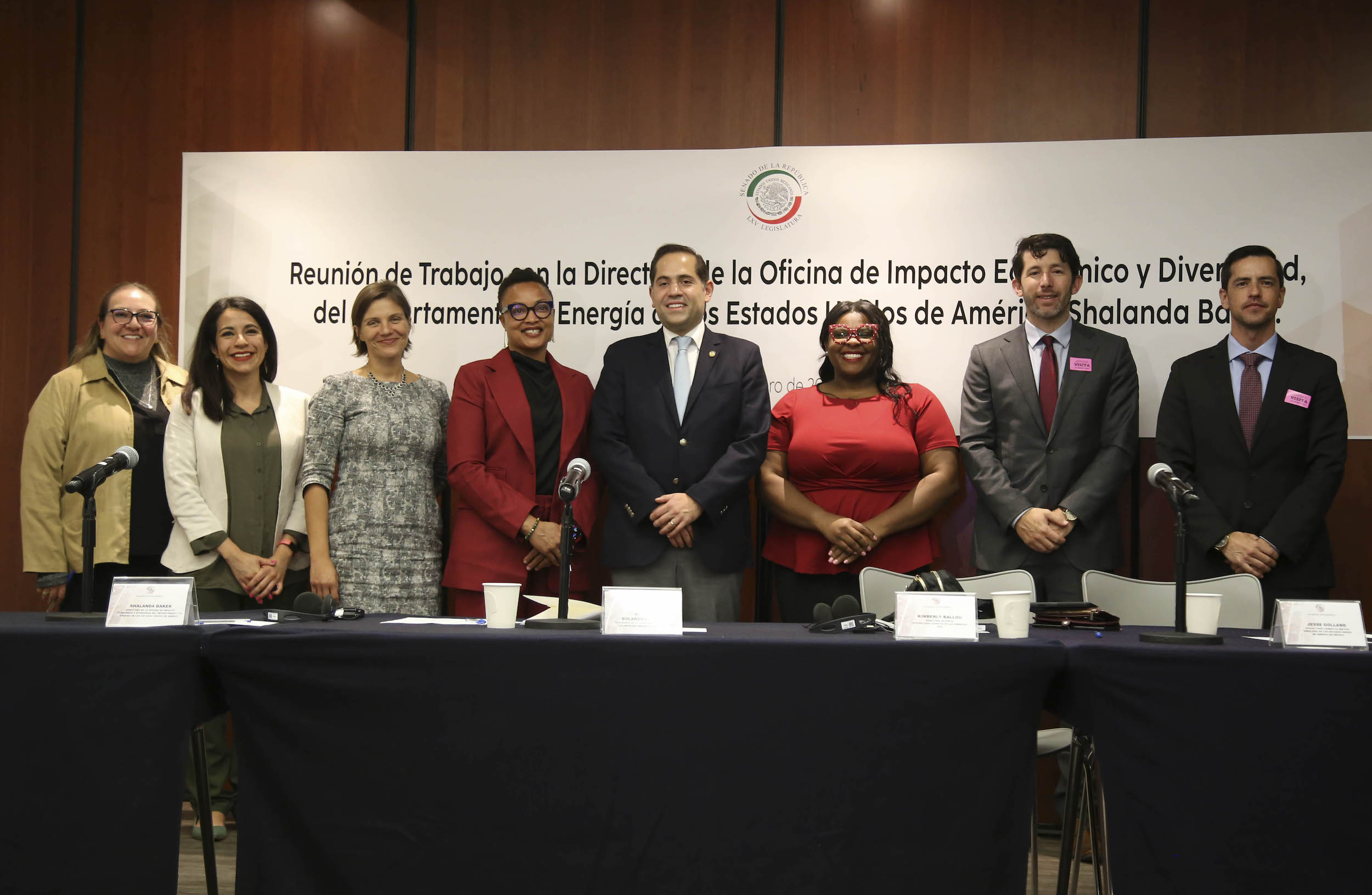 Reunion de Trabajo de la Comision de Medio Ambiente con Shalanda Baker-