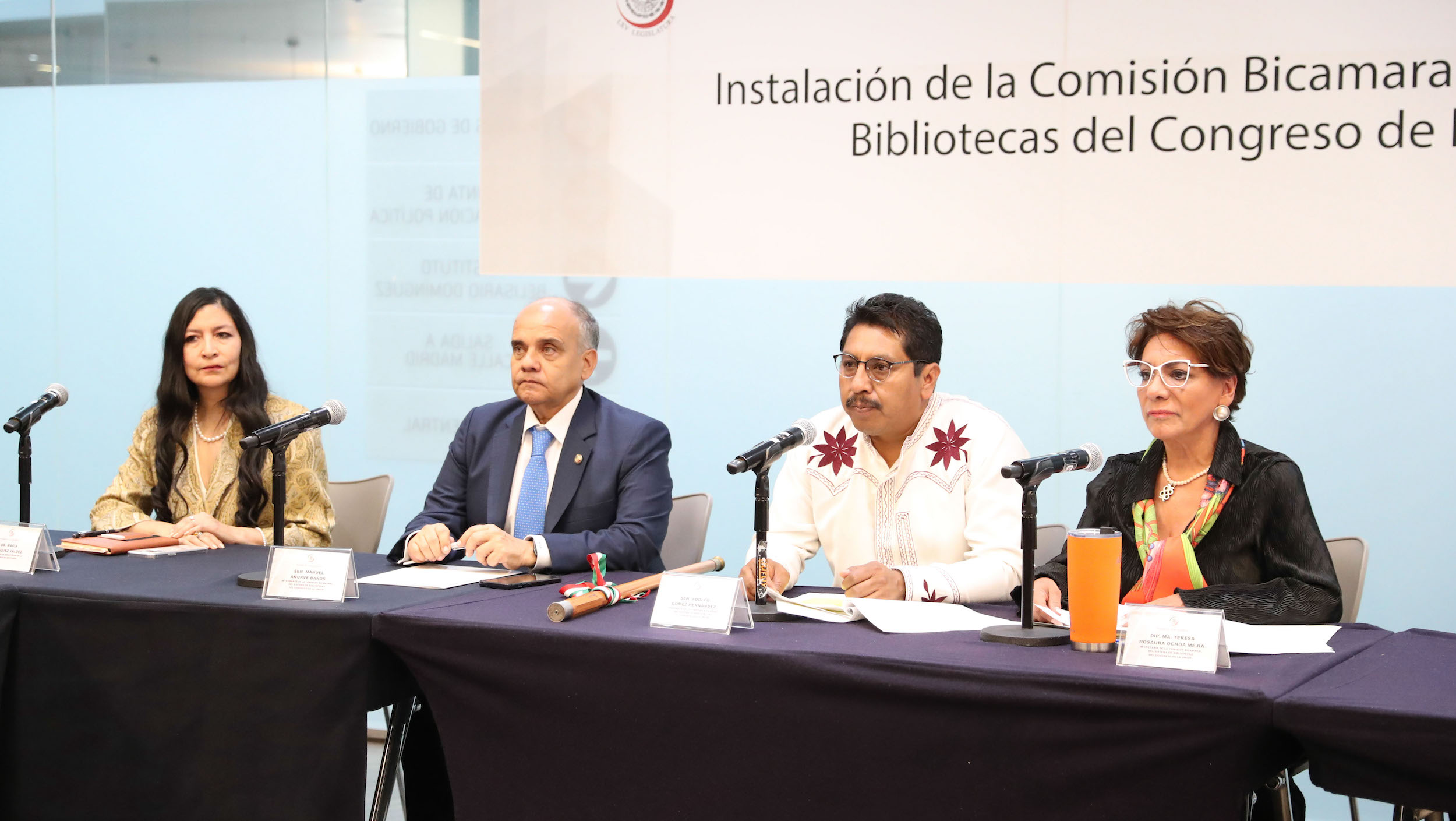 Instalacioin de la Comisioin Bicamaral del Sistema de Bibliotecas-