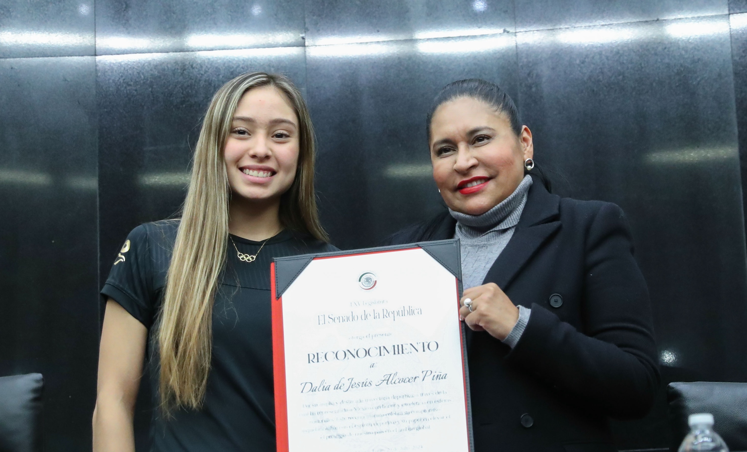 Entrega de Reconocimientos para la Seleccioin Mexicana de Gimnasia Riitmica de Conjunto-