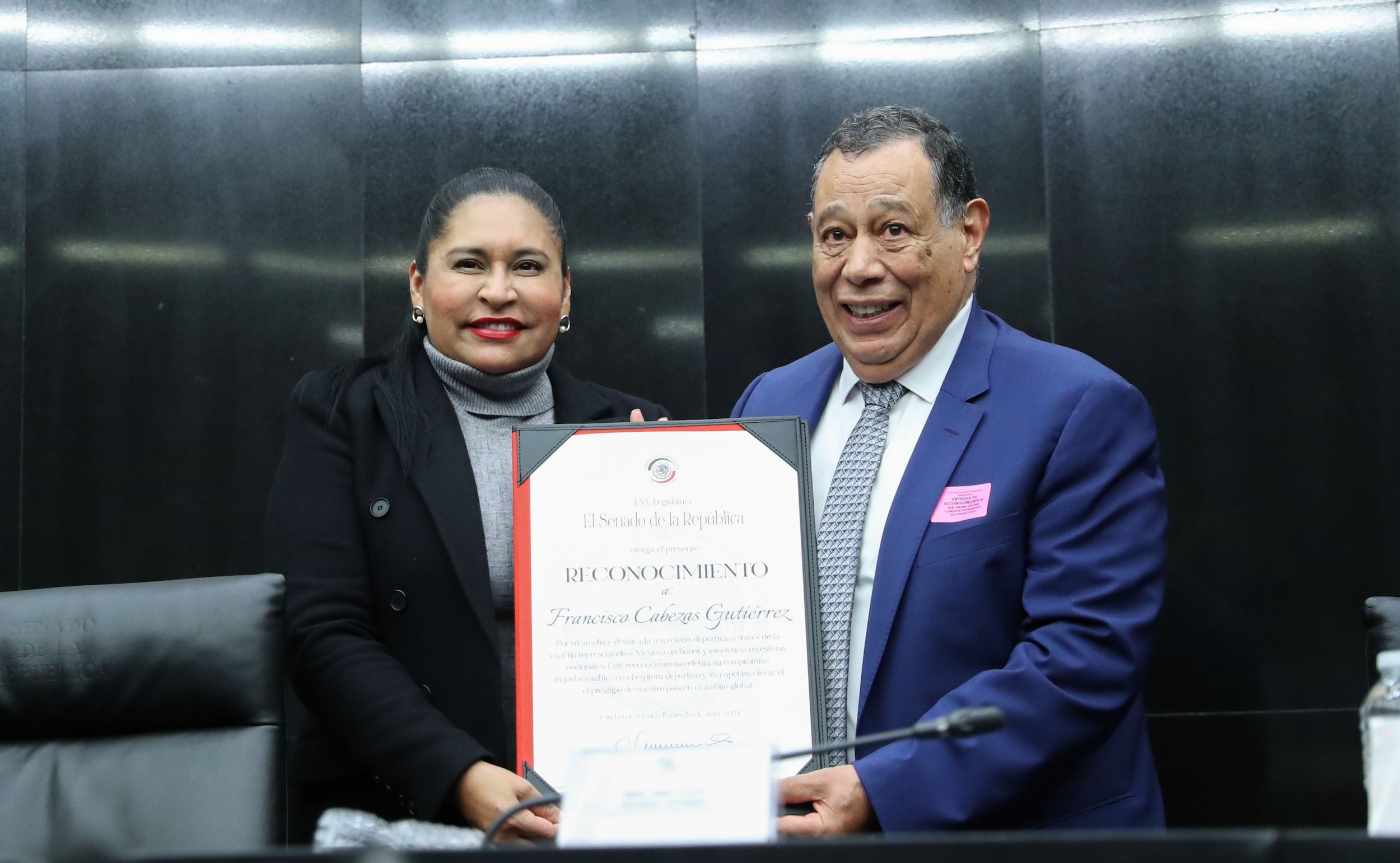 Entrega de Reconocimientos para la Seleccioin Mexicana de Gimnasia Riitmica de Conjunto-