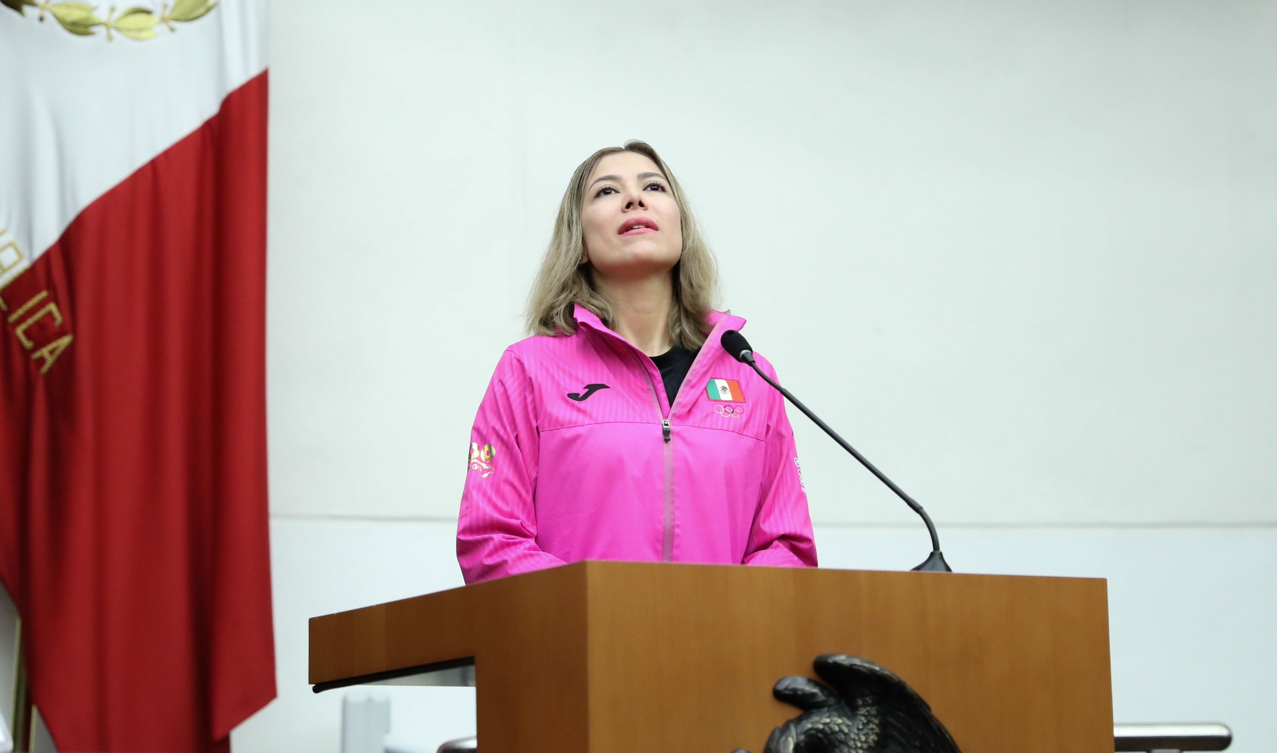 Entrega de Reconocimientos para la Seleccioin Mexicana de Gimnasia Riitmica de Conjunto-