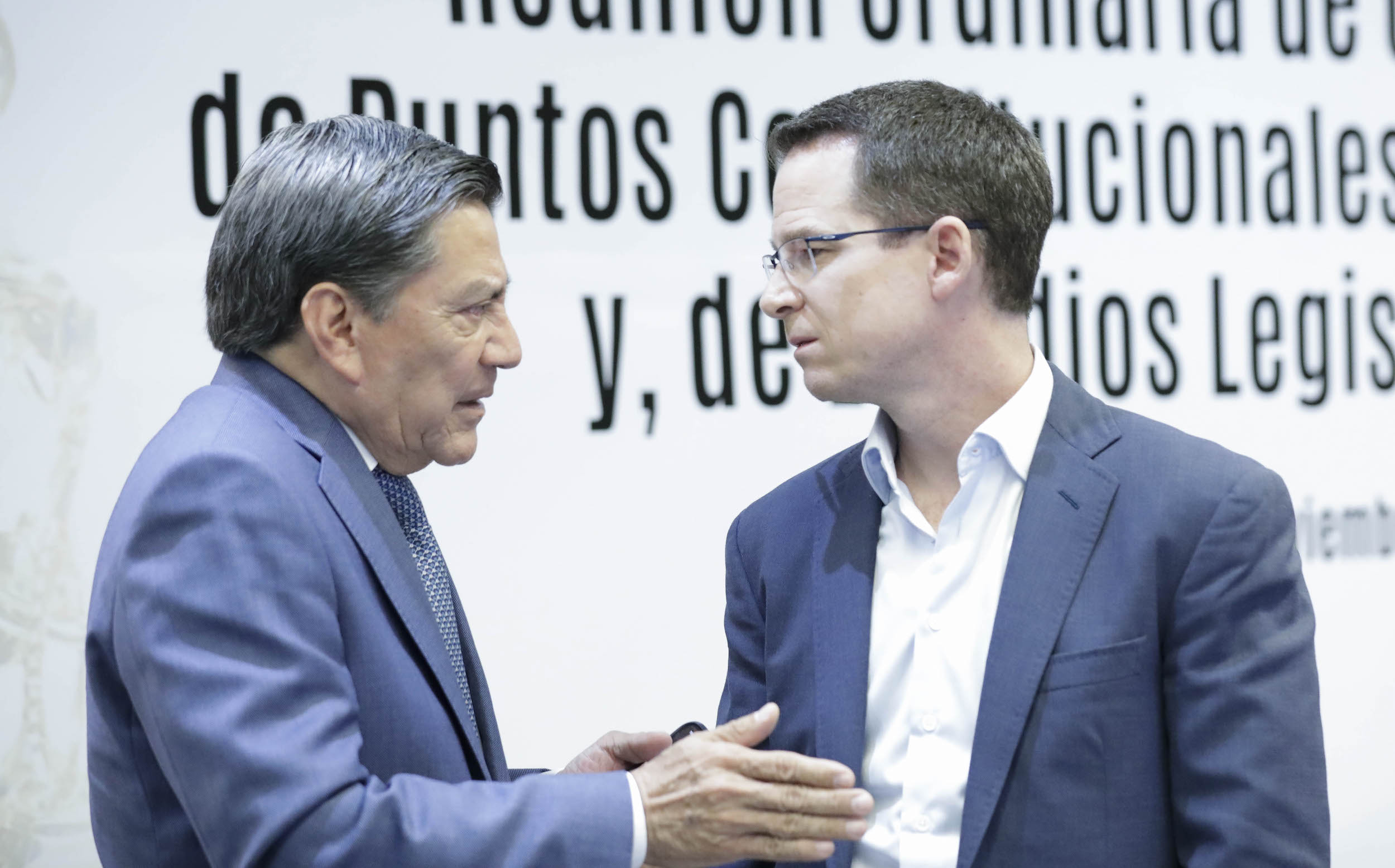 Reunioen de las comisiones unidas de Puntos Constitucionales Seguridad Pueblica y Estudios Legislativos Primera-