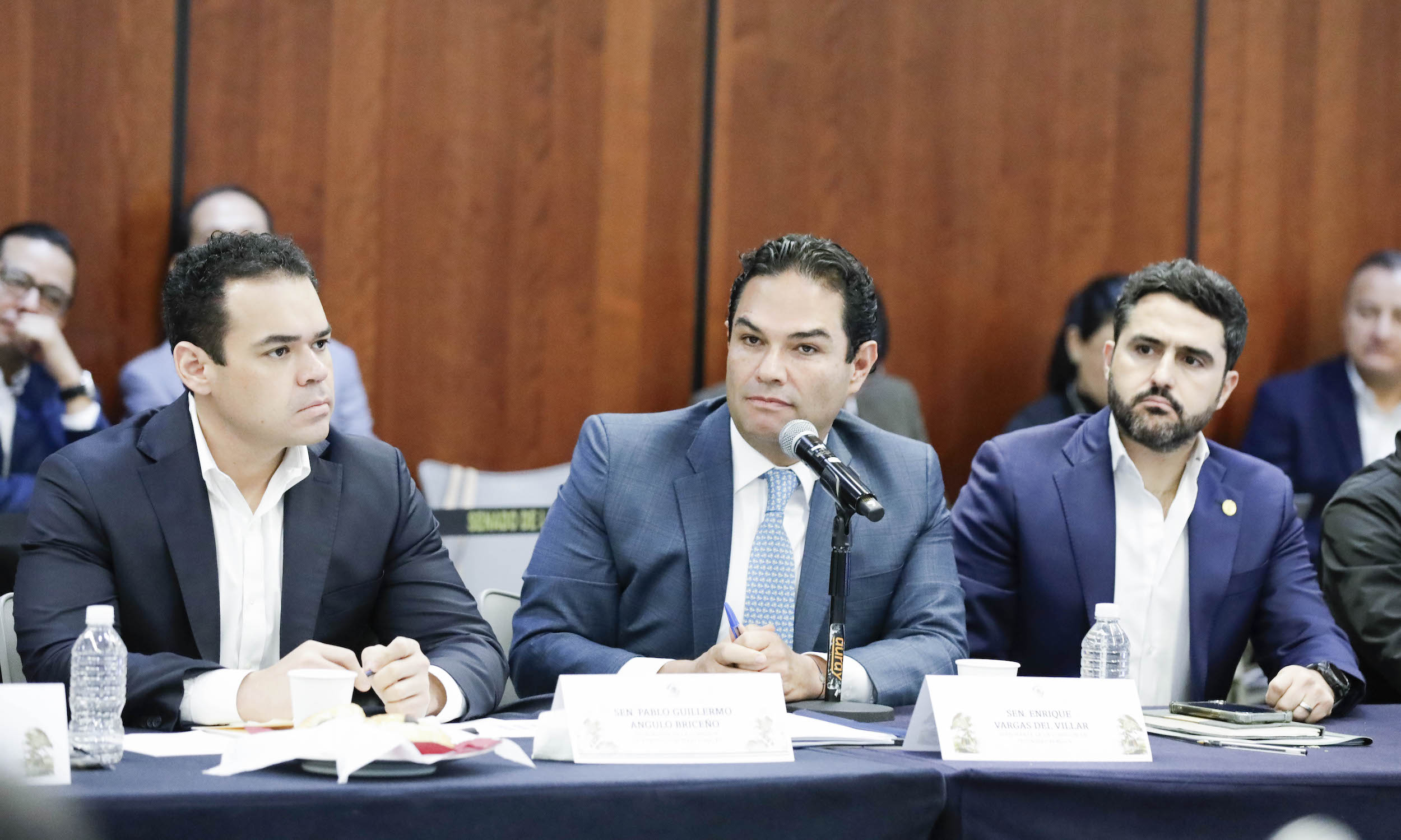 Reunioen de las comisiones unidas de Puntos Constitucionales Seguridad Pueblica y Estudios Legislativos Primera-