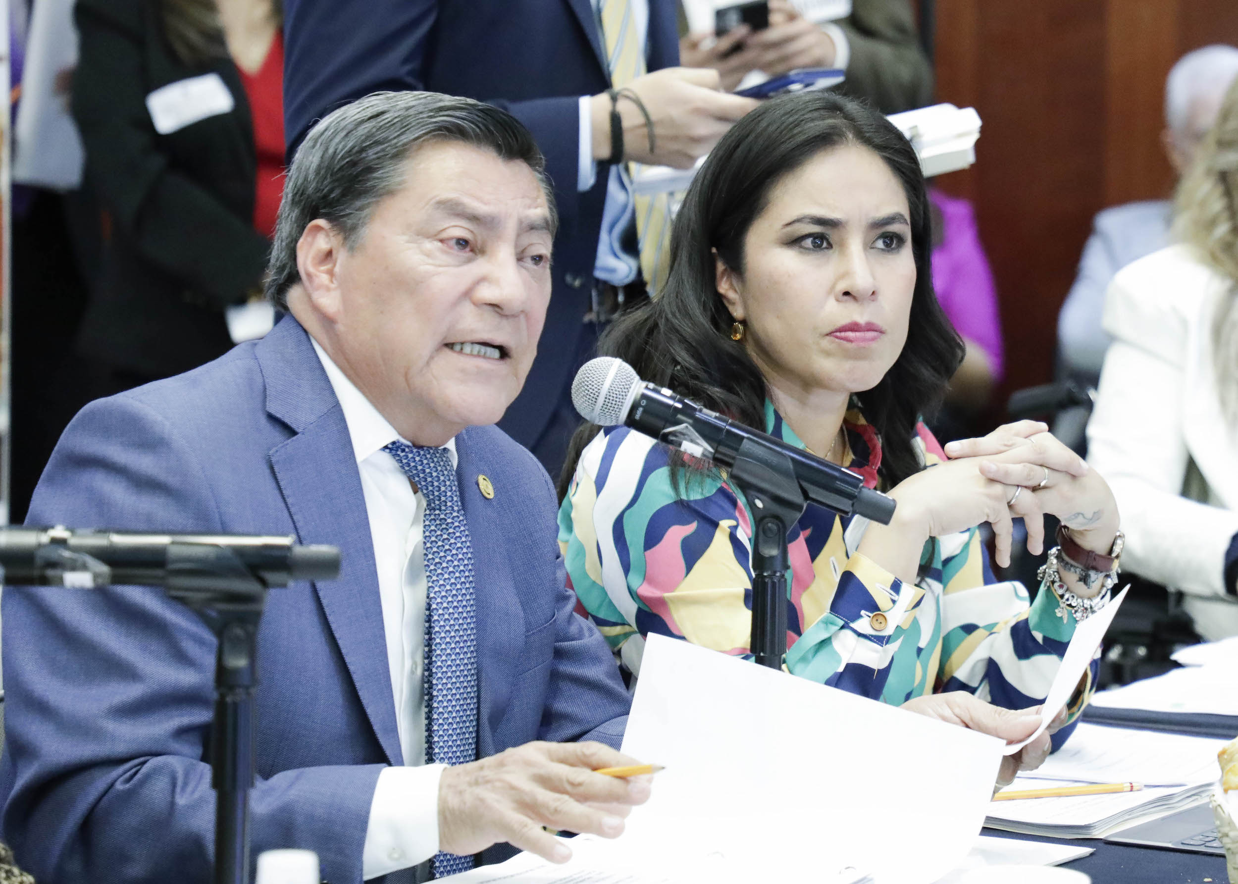 Reunioen de las comisiones unidas de Puntos Constitucionales Seguridad Pueblica y Estudios Legislativos Primera-