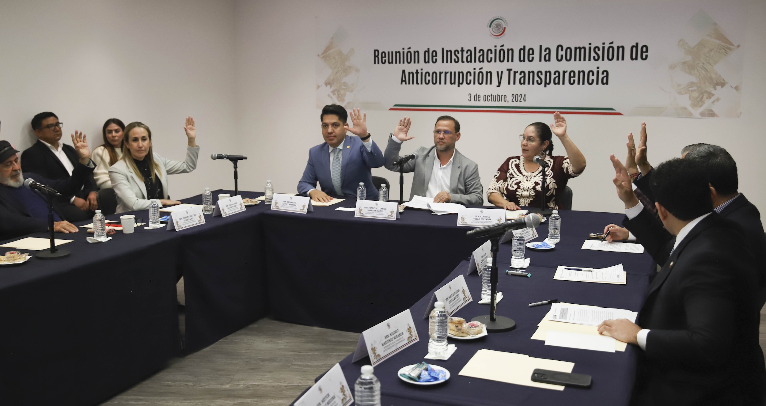 Instalacion de la Comision Anticorrupcion y Trasparencia-