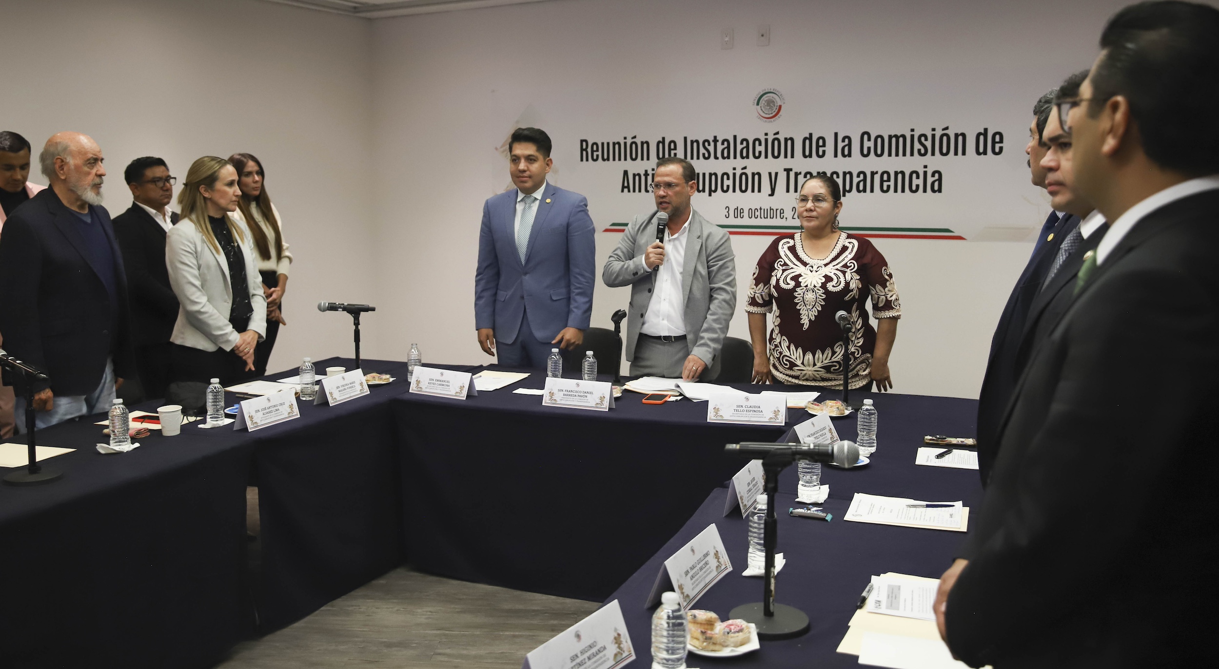 Instalacion de la Comision Anticorrupcion y Trasparencia-