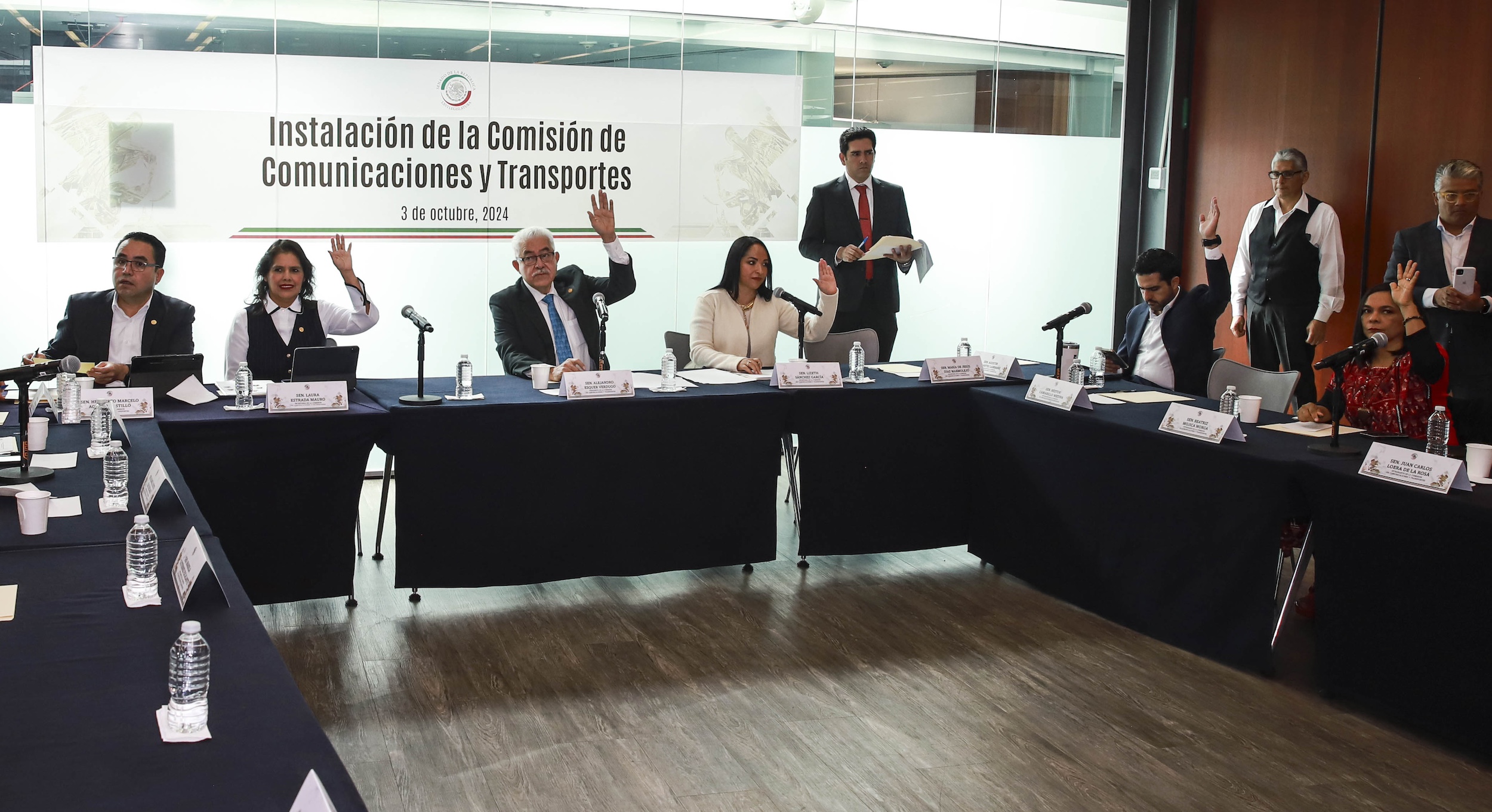 Comision Comunicaciones y trasportes sen Alejandro Esquer Verdugo-
