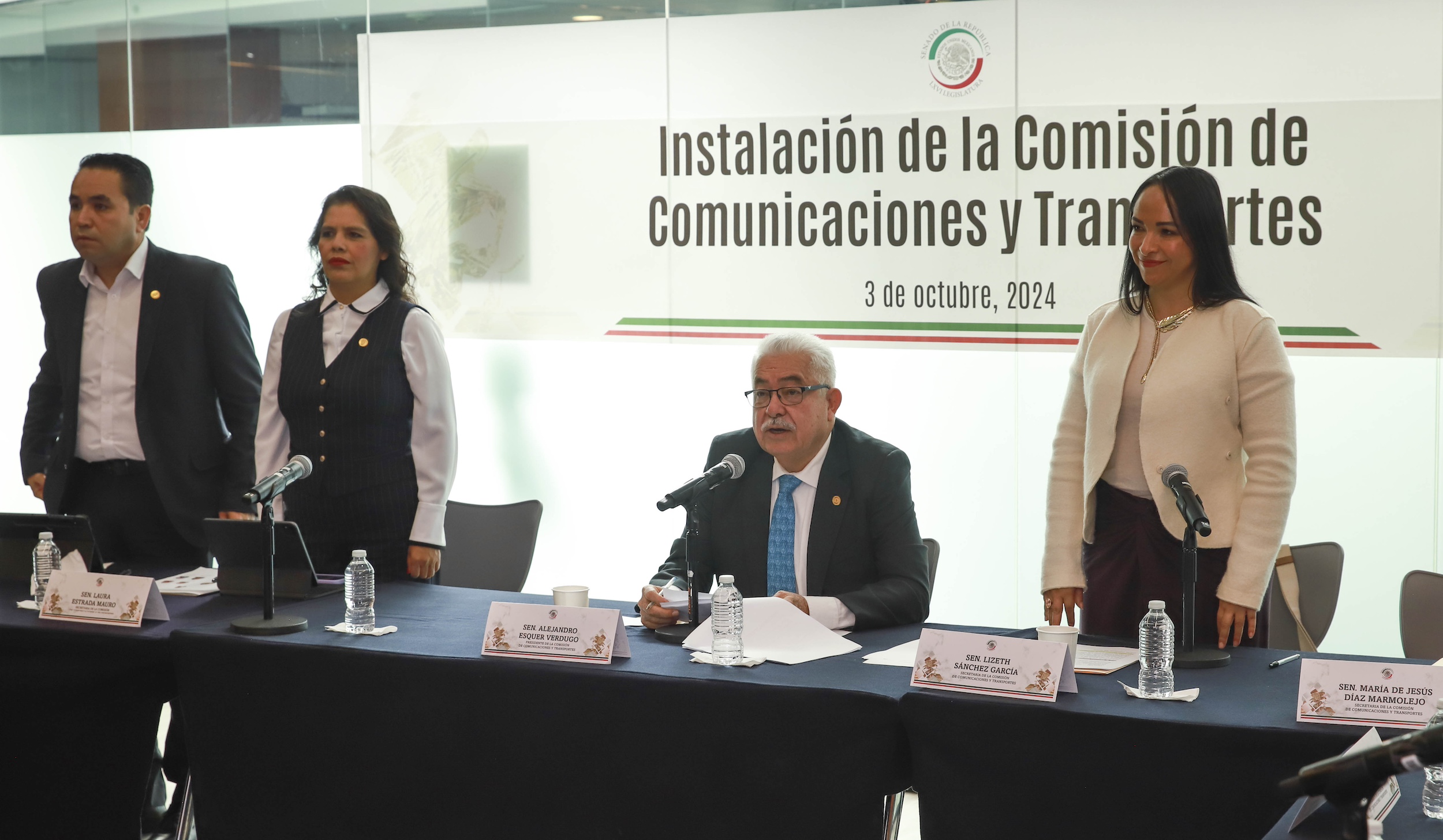 Comision Comunicaciones y trasportes sen Alejandro Esquer Verdugo-