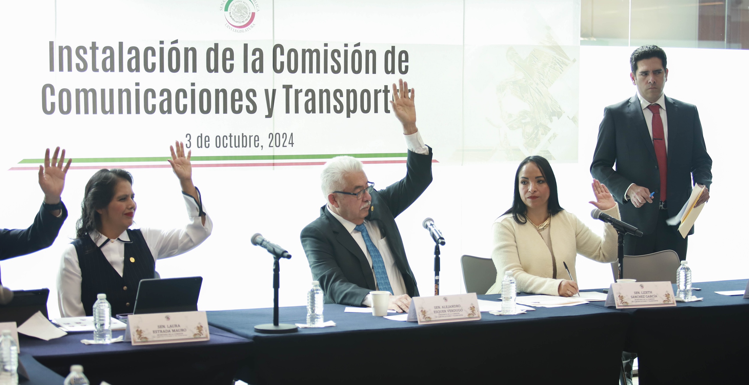 Comision Comunicaciones y trasportes sen Alejandro Esquer Verdugo-