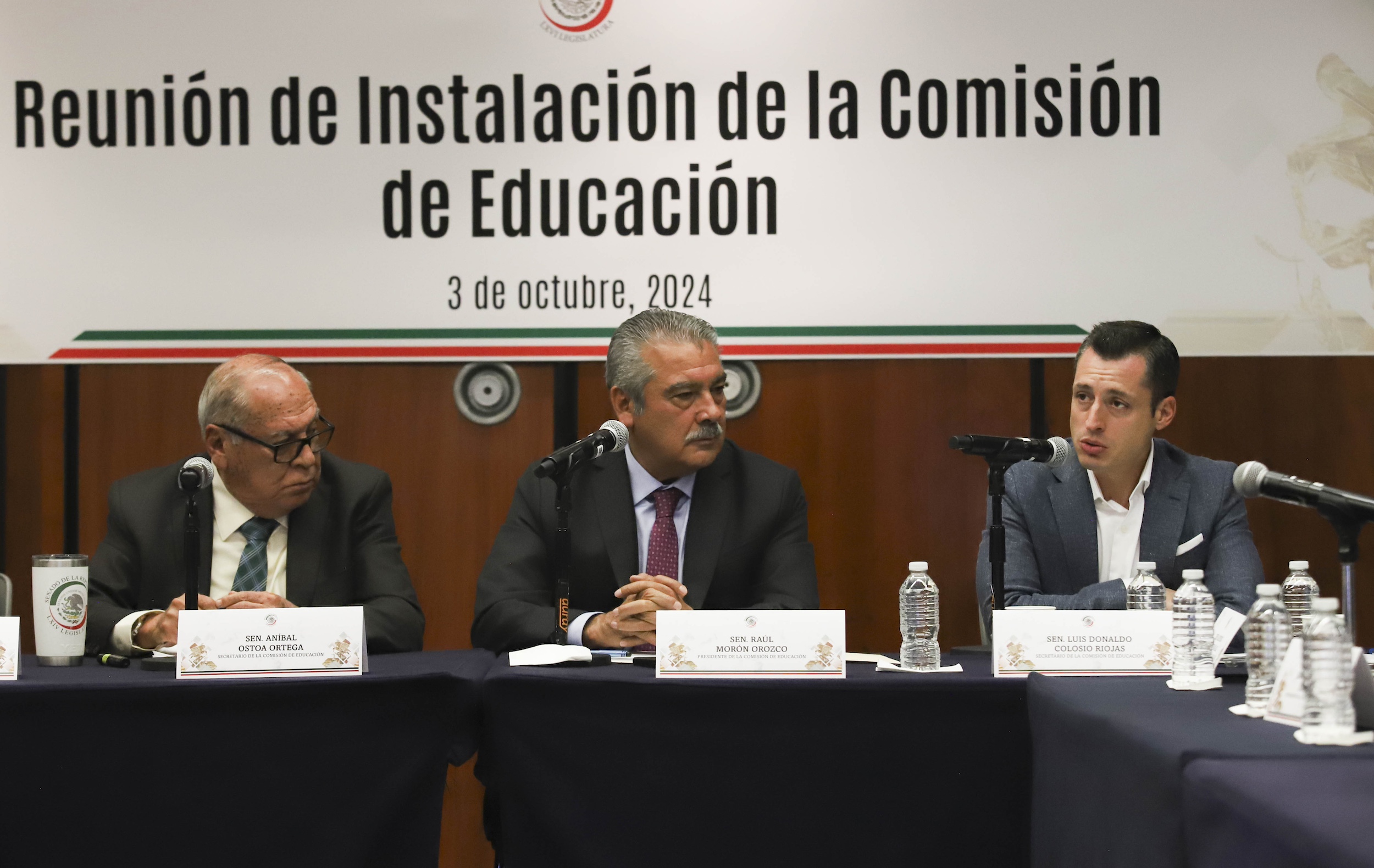 Instalacion de la Comision De Educacion  Sen Raul Moron Orozco -