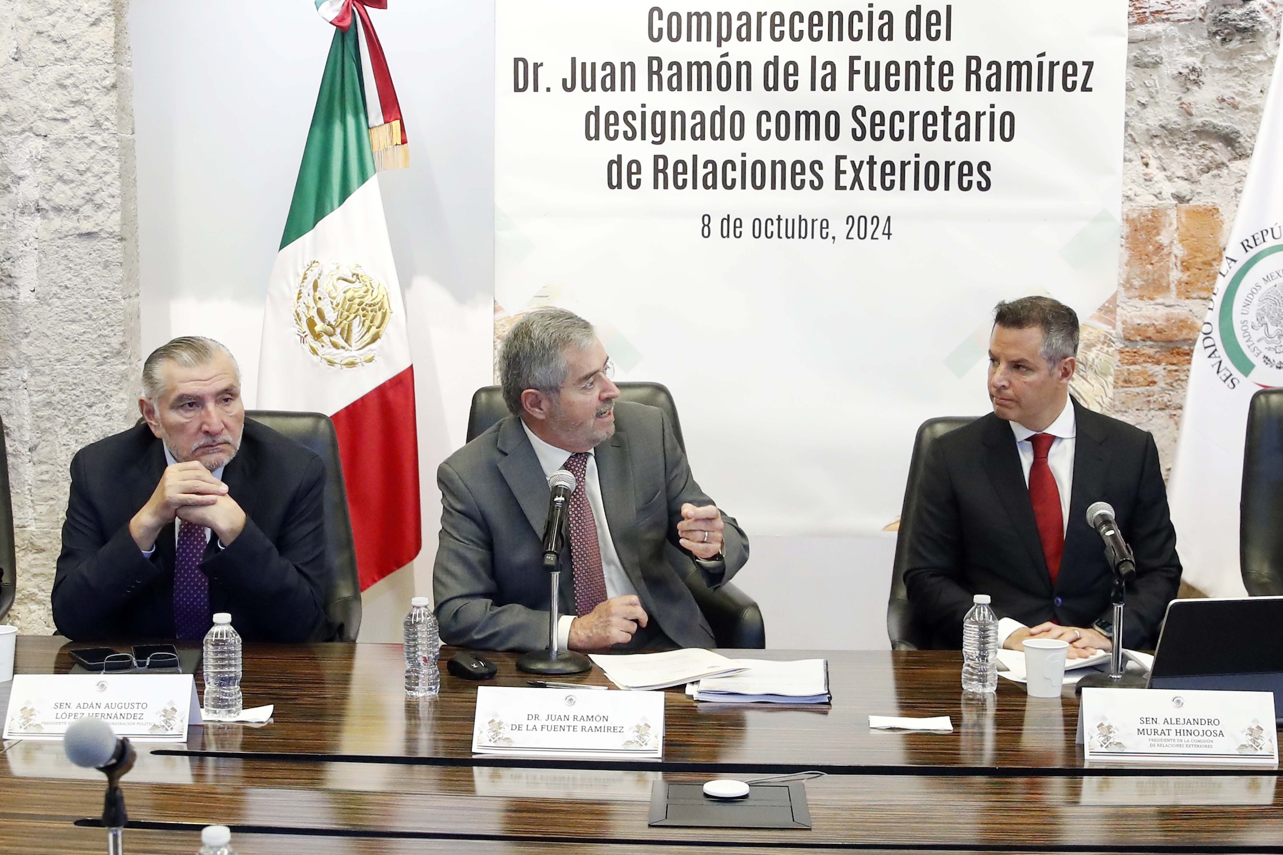 Comparecencia Dr Juan Ramon  de la Fuente