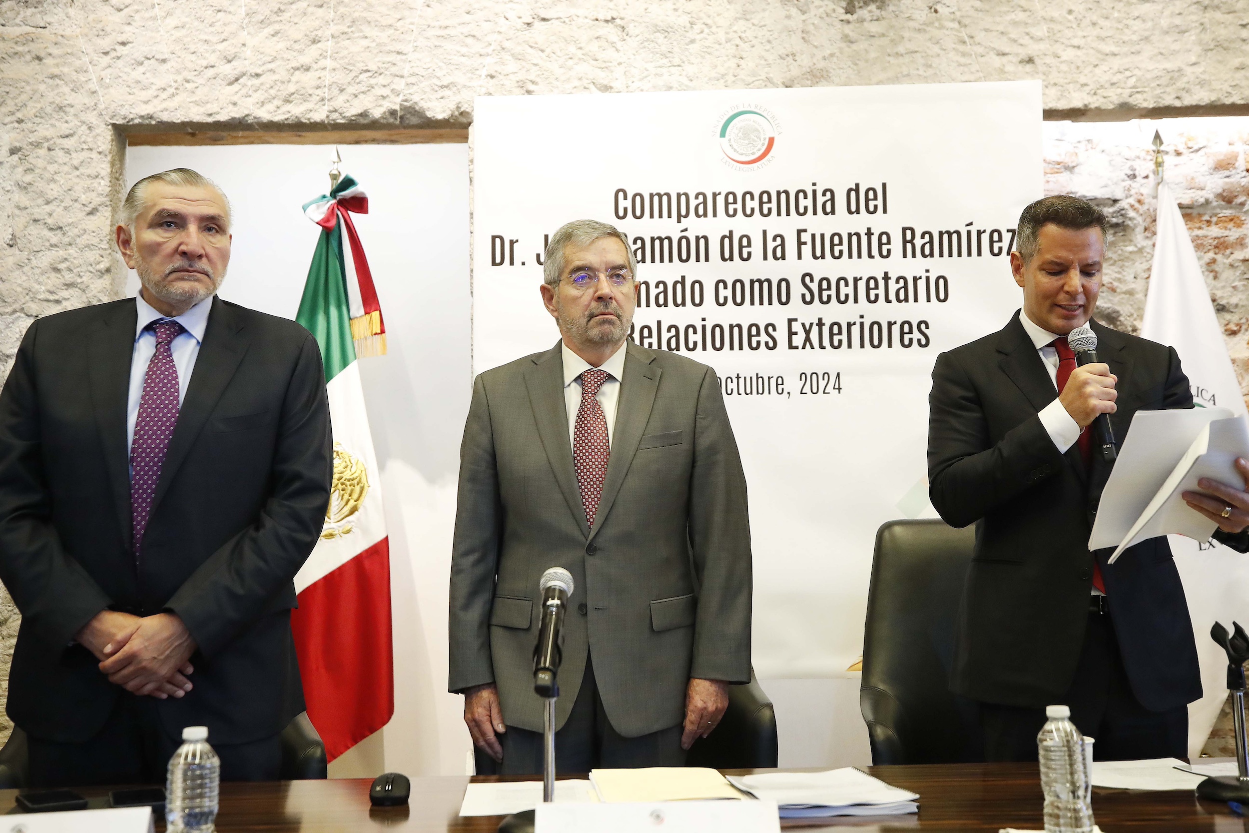 Comparecencia Dr Juan Ramon  de la Fuente