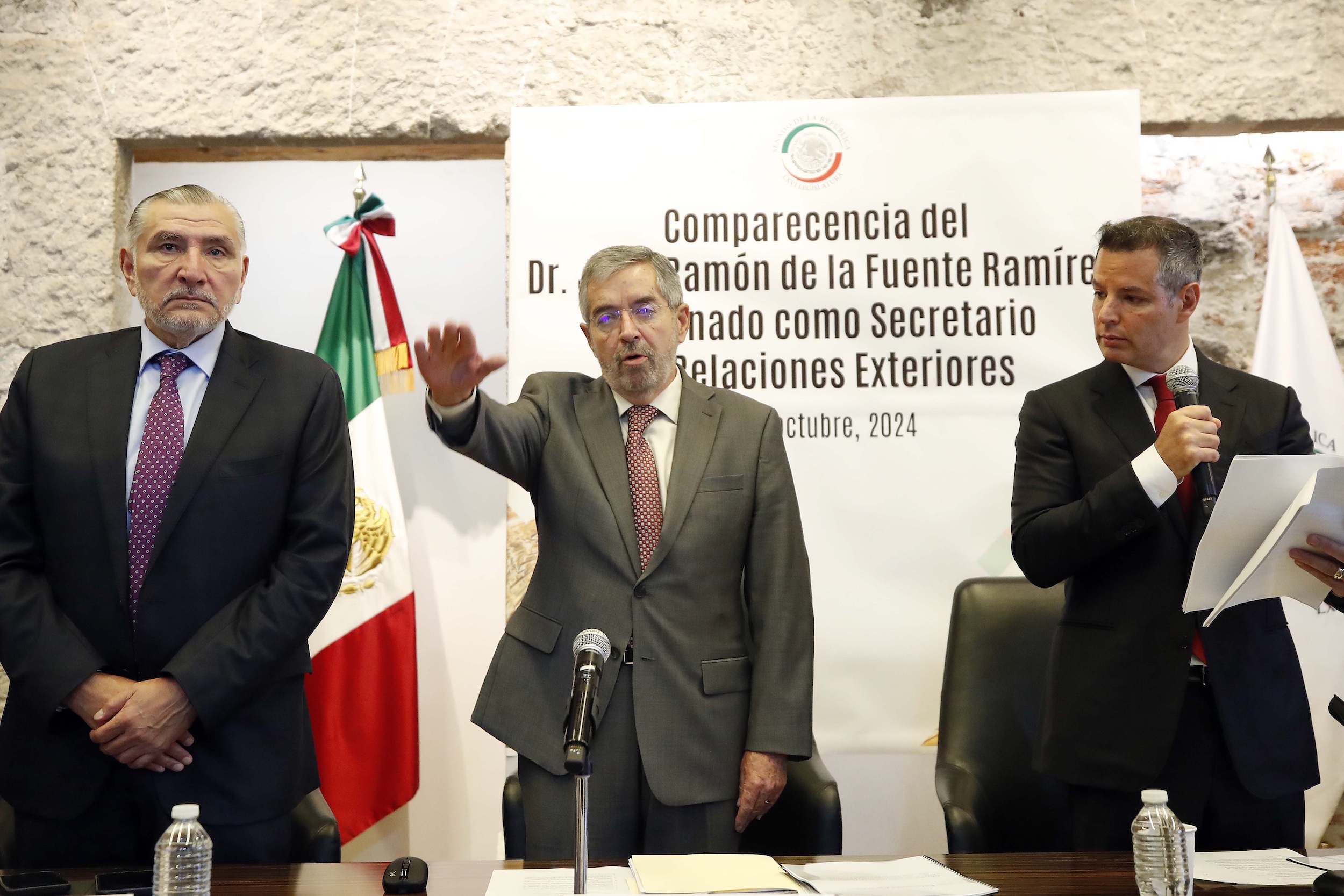Comparecencia Dr Juan Ramon  de la Fuente