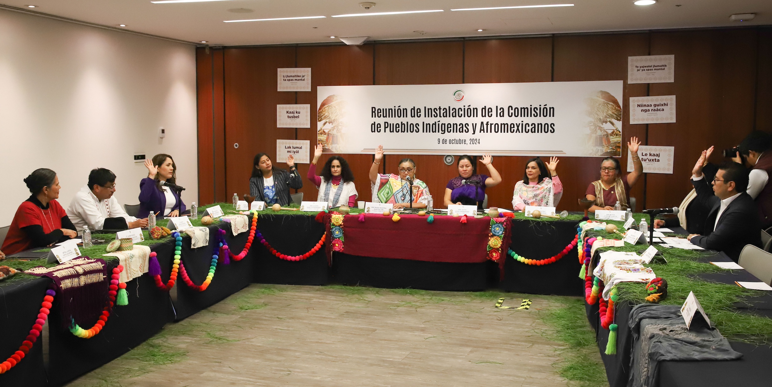Instalacion de la Comision de Pueblos Indigenas y Afroamericanos-