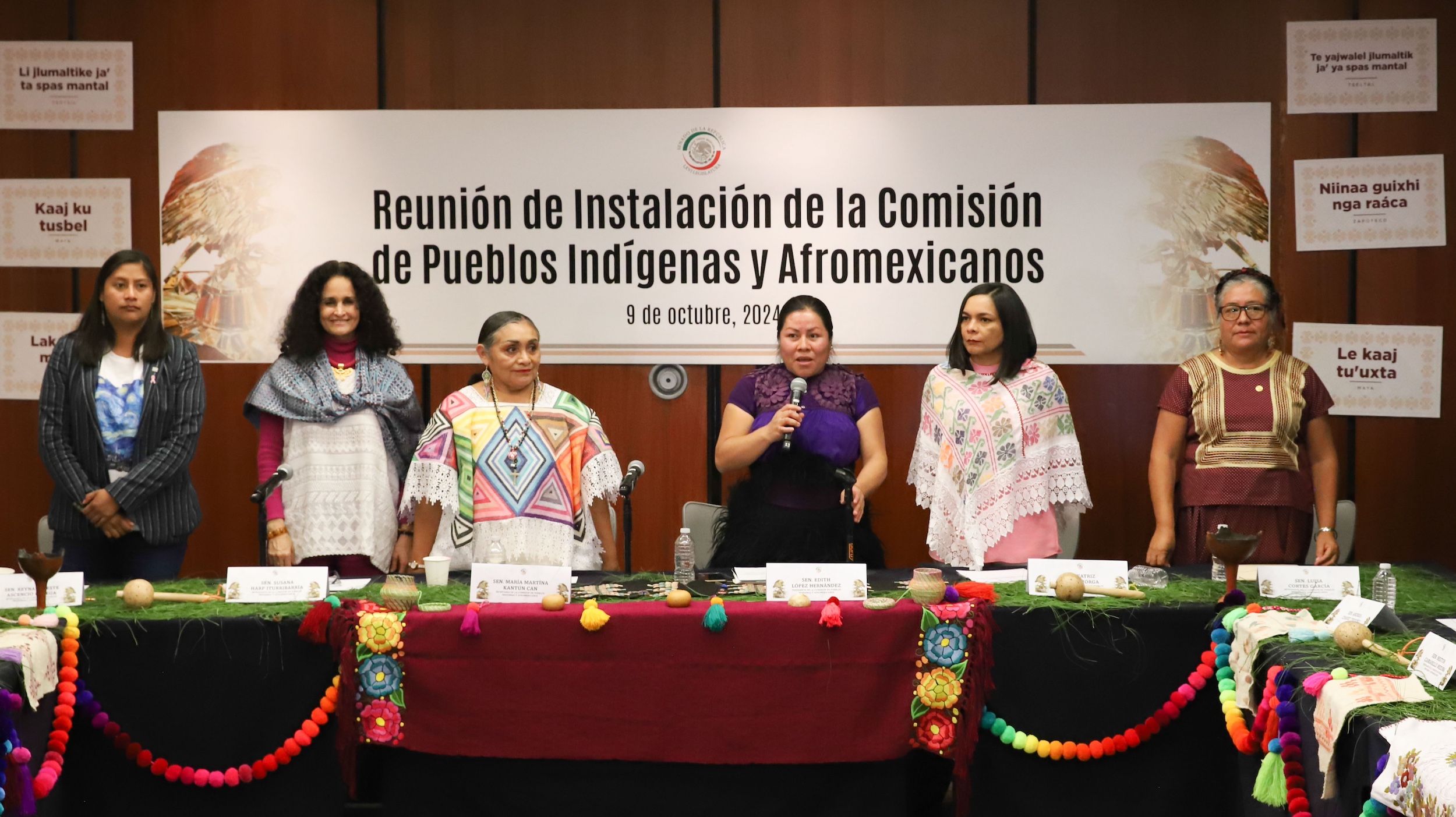 Instalacion de la Comision de Pueblos Indigenas y Afroamericanos-