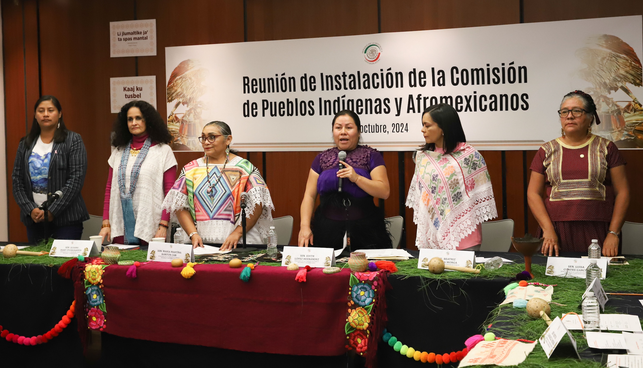 Instalacion de la Comision de Pueblos Indigenas y Afroamericanos-