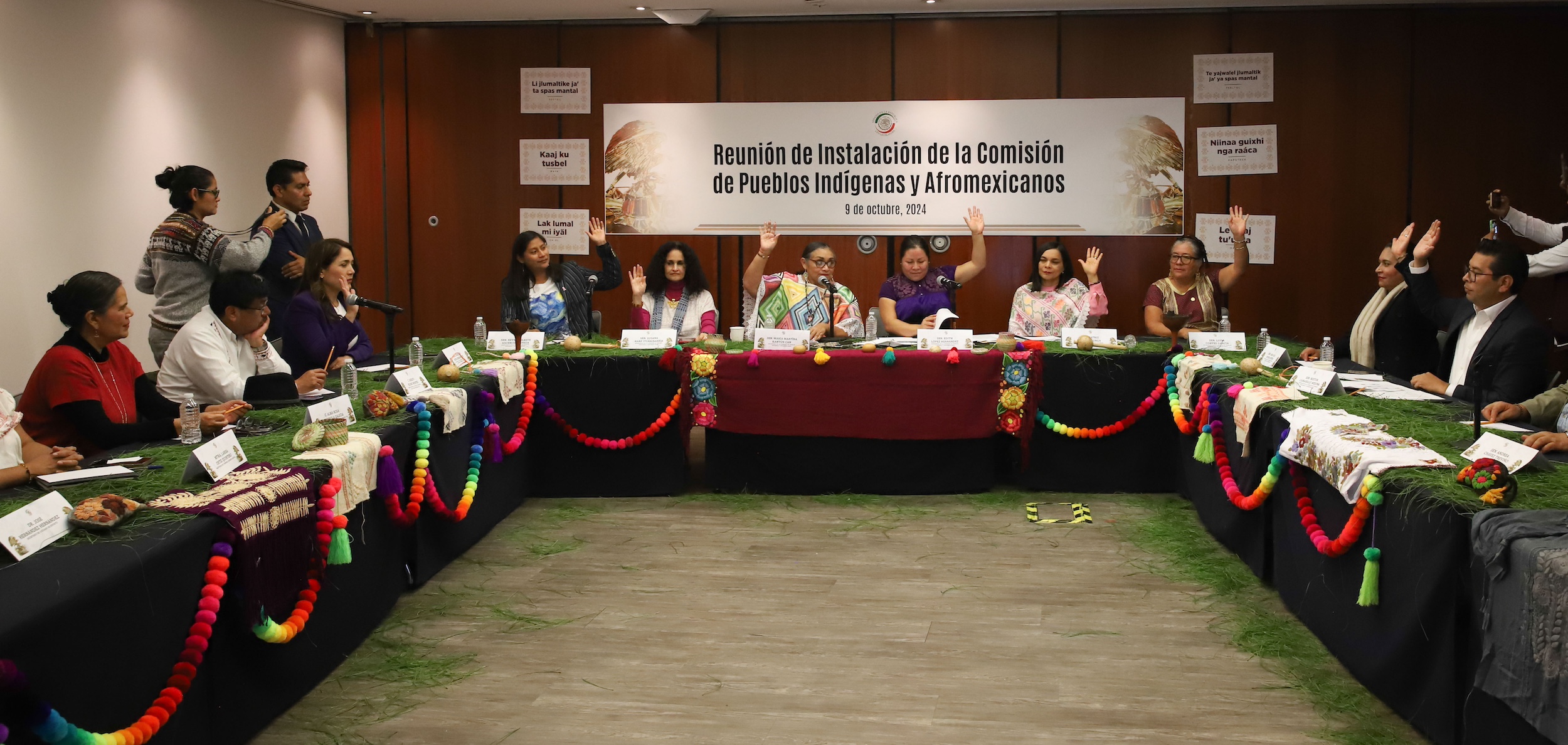 Instalacion de la Comision de Pueblos Indigenas y Afroamericanos-