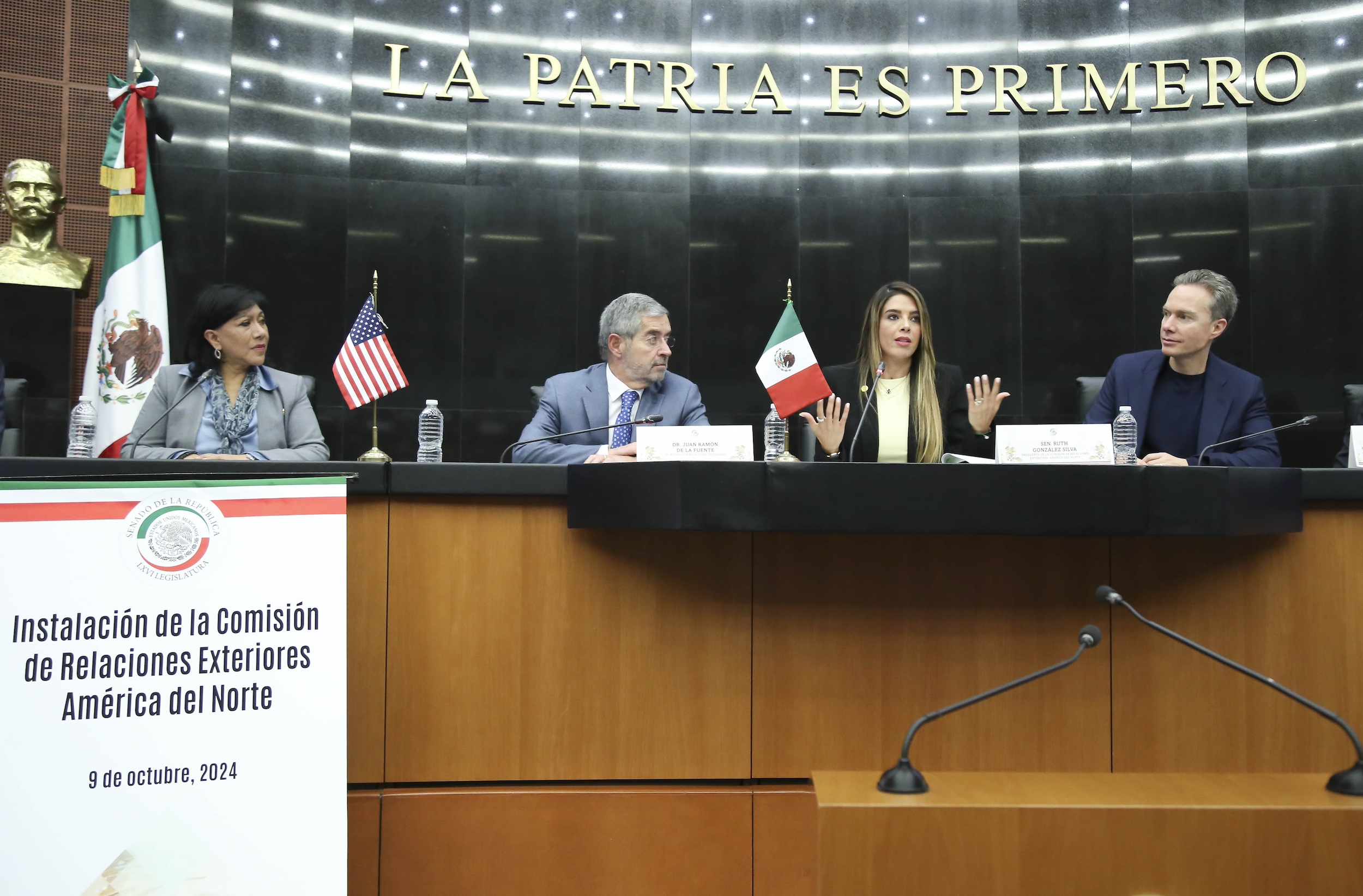 Instalacion Comision Relaciones Exteriores America del Norte-