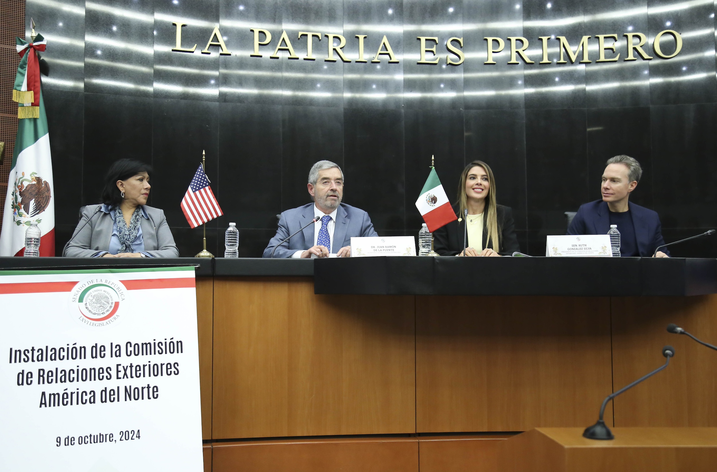Instalacion Comision Relaciones Exteriores America del Norte-