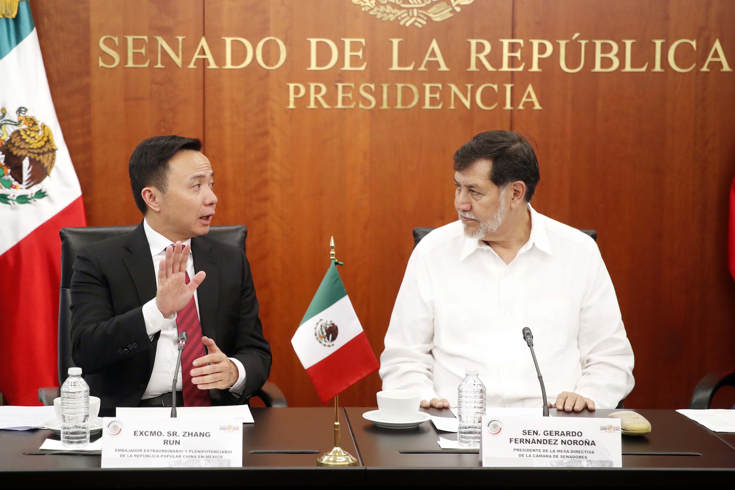 Reunion Sen Gerardo Fernandez NoronZa China