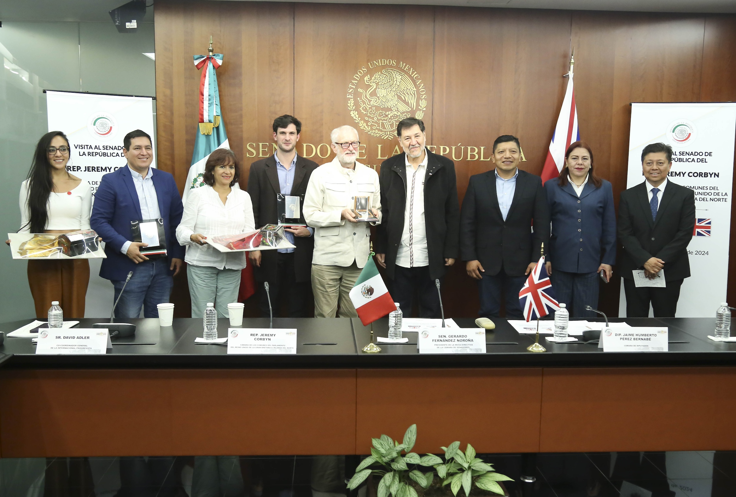 Visita del Rep Jeremy Corbyn Reino Unido-