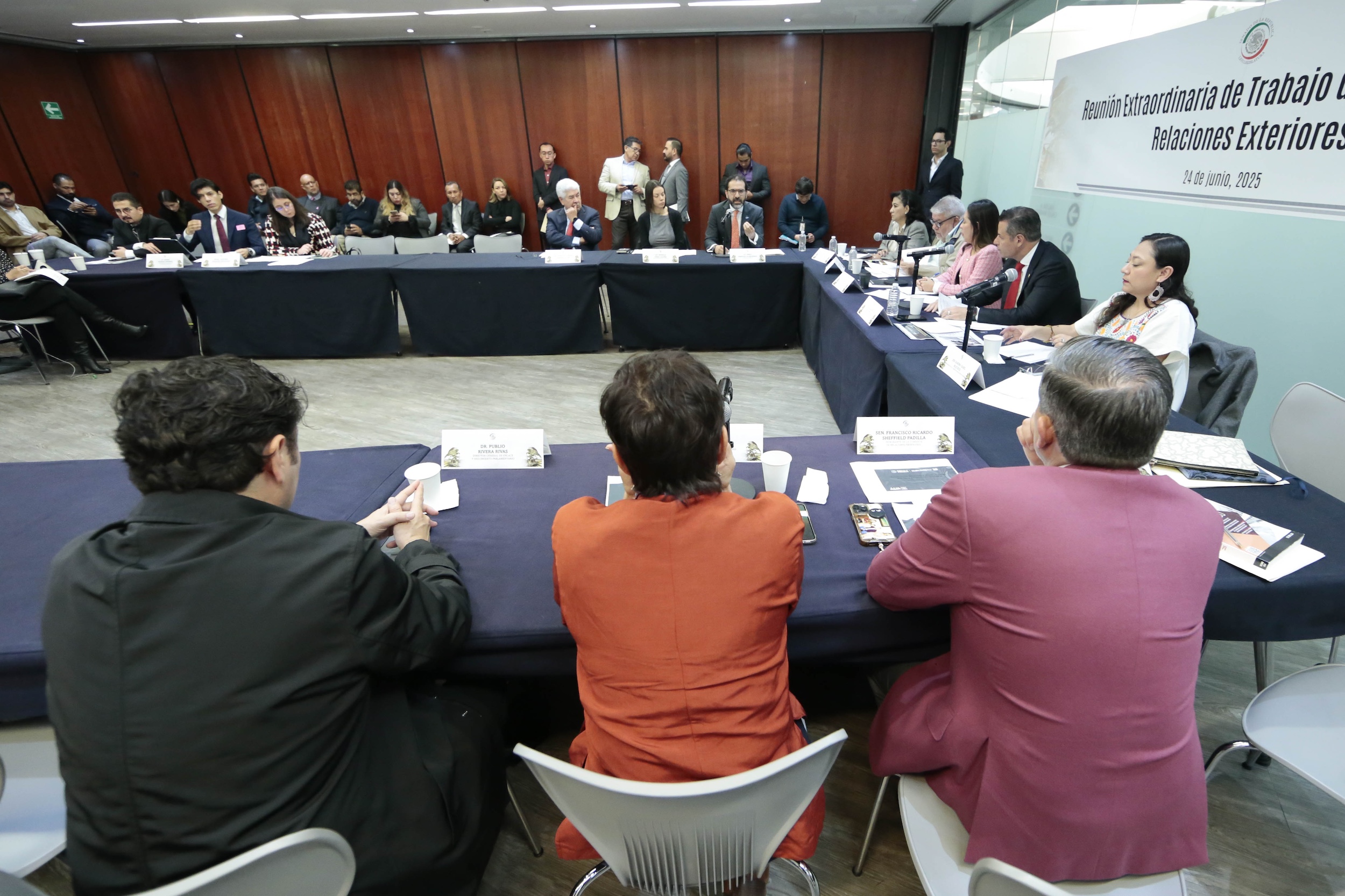 Reunión de las comisiones unidas de Relaciones Exteriores y de Medio Ambiente, Recursos Naturales y Cambio Climático