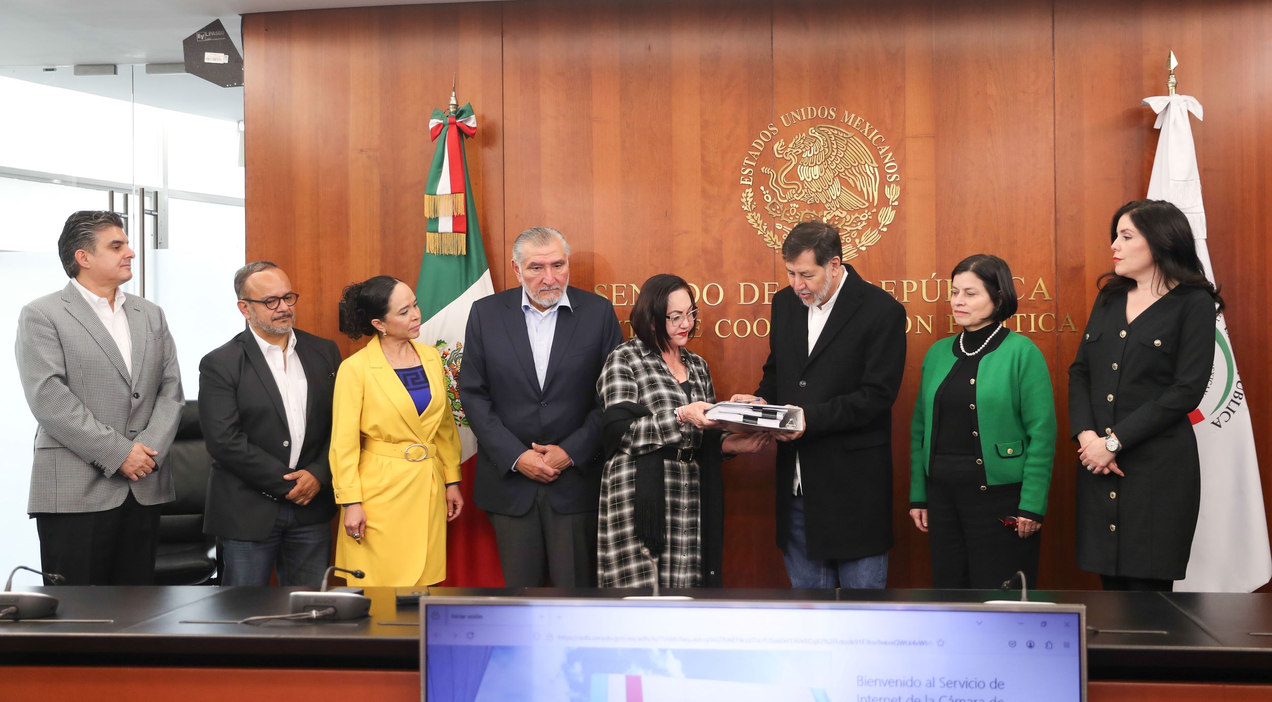 Entrega listas PJ-