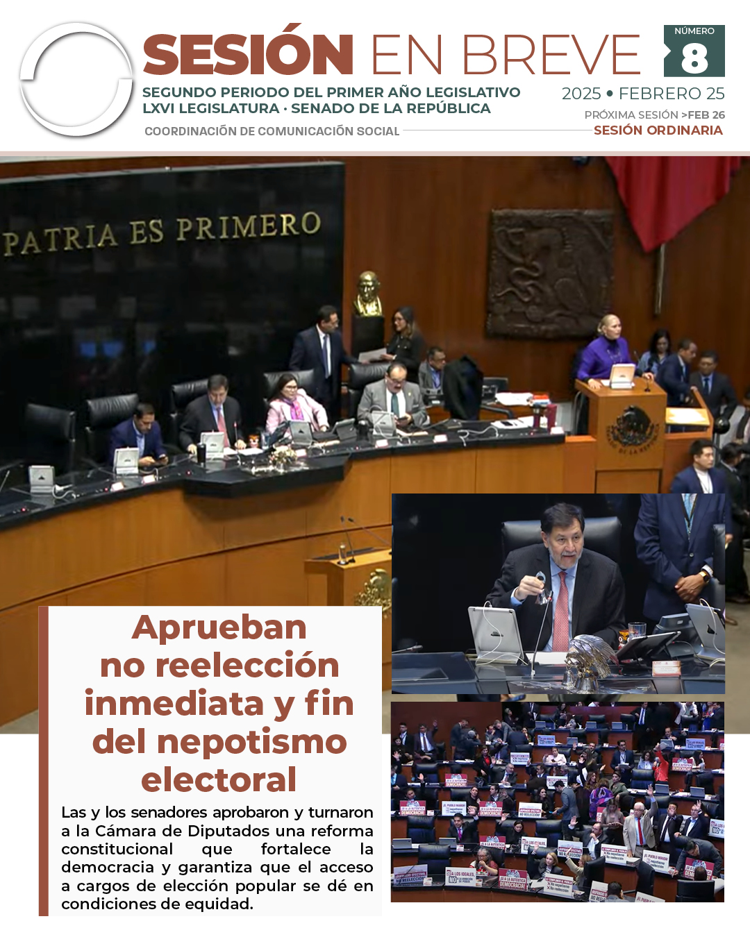 Sesión en breve de la sesión del 25 de febrero de 2025