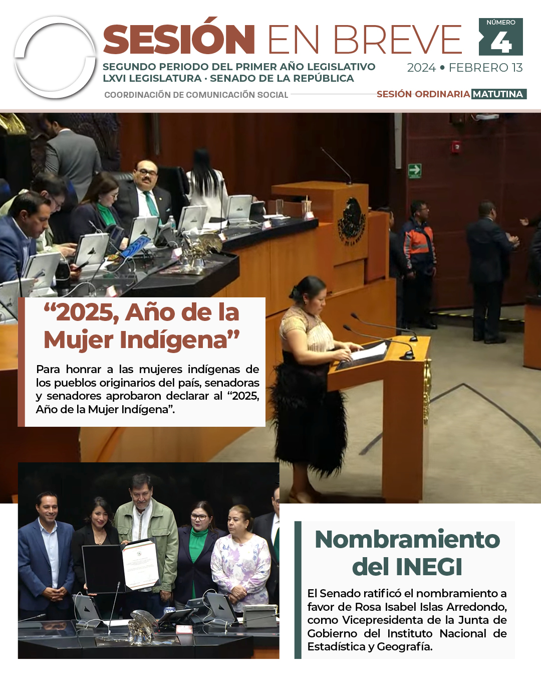 Sesión en breve de la sesión del 13 de febrero de 2025
