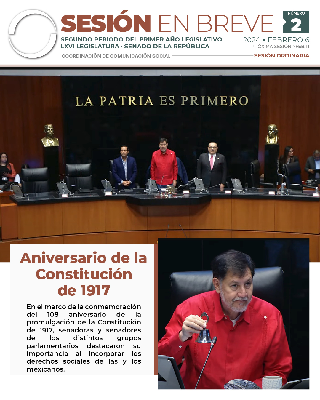 Sesión en breve de la sesión del 6 de febrero de 2025